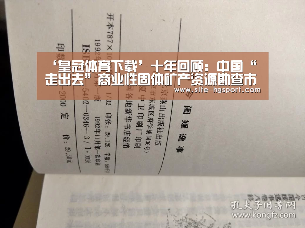‘皇冠体育下载’十年回顾:中国“走出去”商业性固体矿产资源勘查市场(图3) 皇冠体育网址